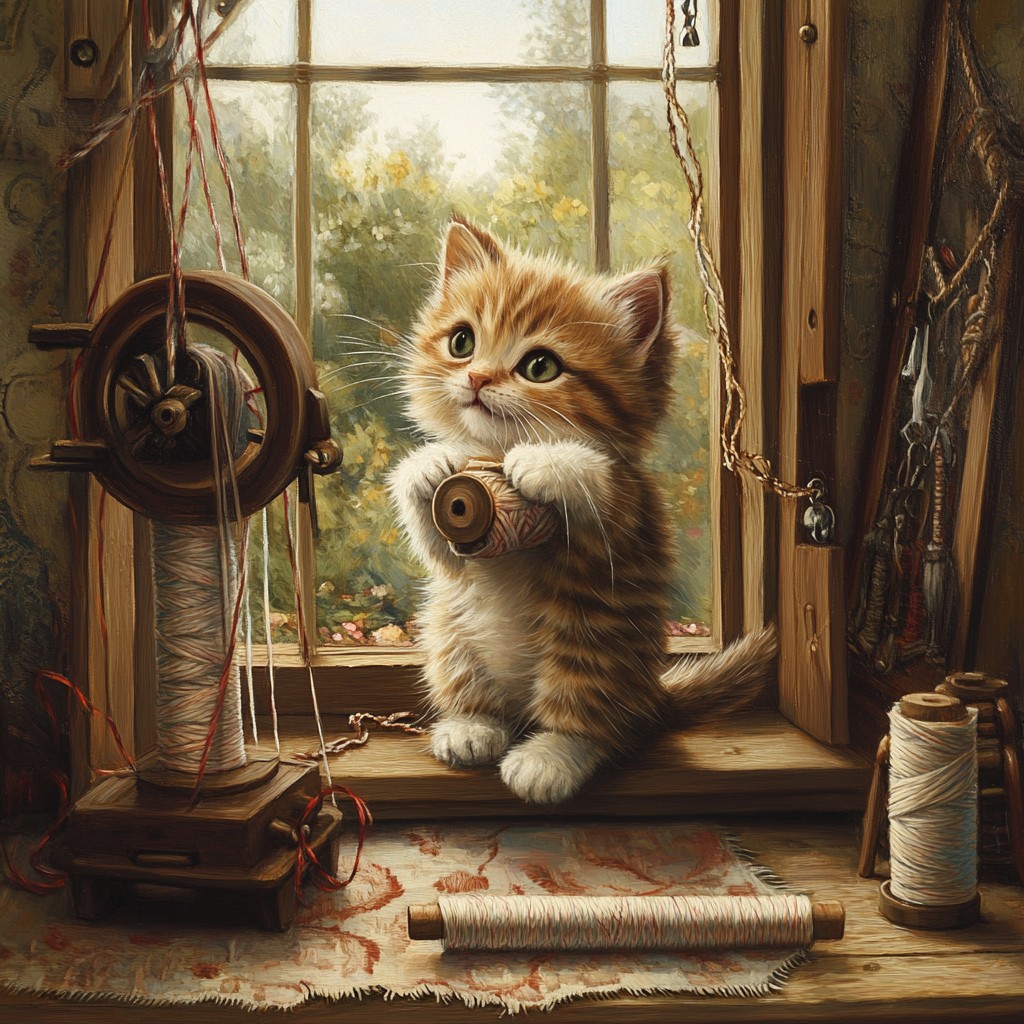 Free Kitten Playing Thread Image - Kitten, Playful, Thread | Download ...