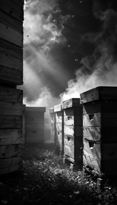 Free Beehive Among Wildflowers Image - Beehive, Apiary, Bees | Download ...