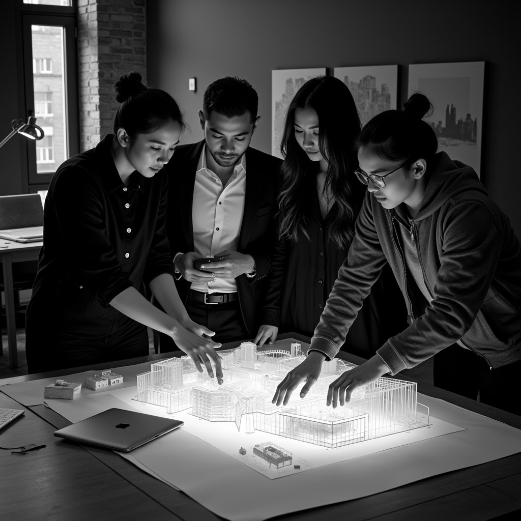 Free Collaborative design illuminated Photo - Collaboration ...