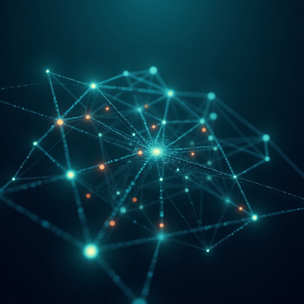Free Luminous Network Connections Image - Network, Nodes, Connections ...