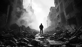 Free Destruction's Lonely Walk Image - Apocalyptic, Ruins, Destruction ...