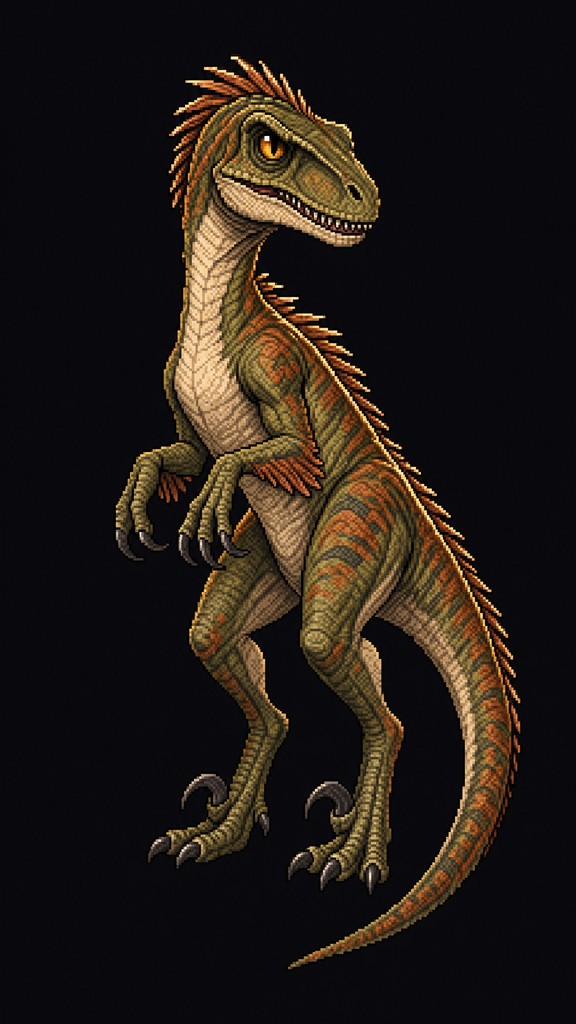 Download Pixel Art Velociraptor Image - Velociraptor, Dinosaur, Pixel ...