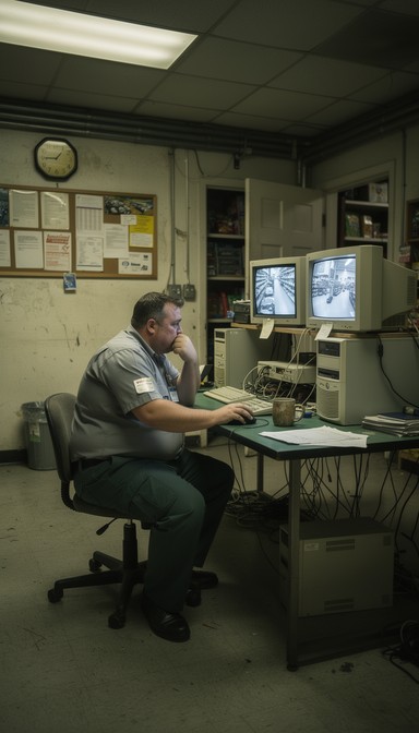 Free Bored Security Guard Image - Security, Surveillance, Guard ...