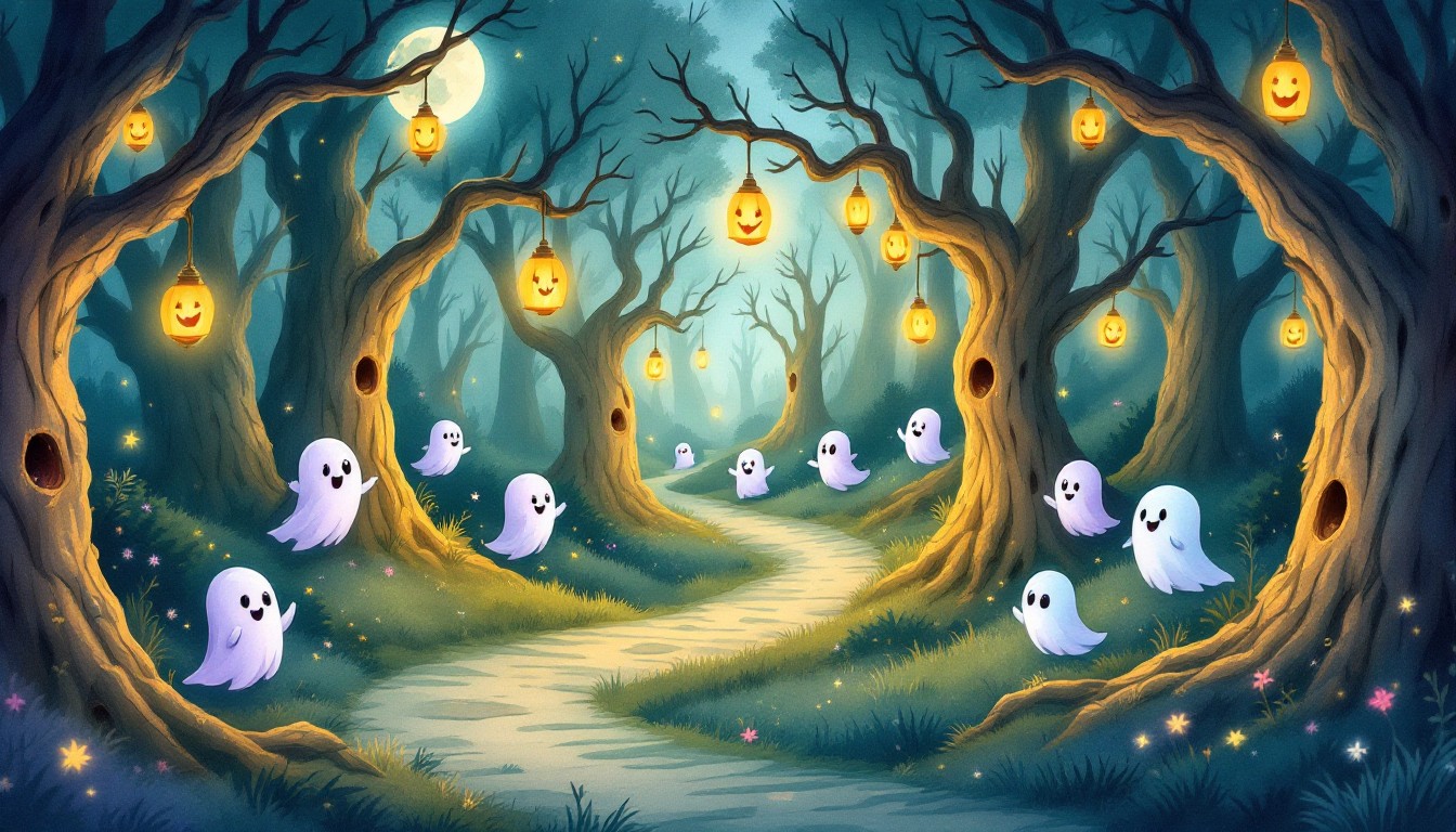 Free Enchanted Ghost Path Image - Ghosts, Forest, Path | Download at ...