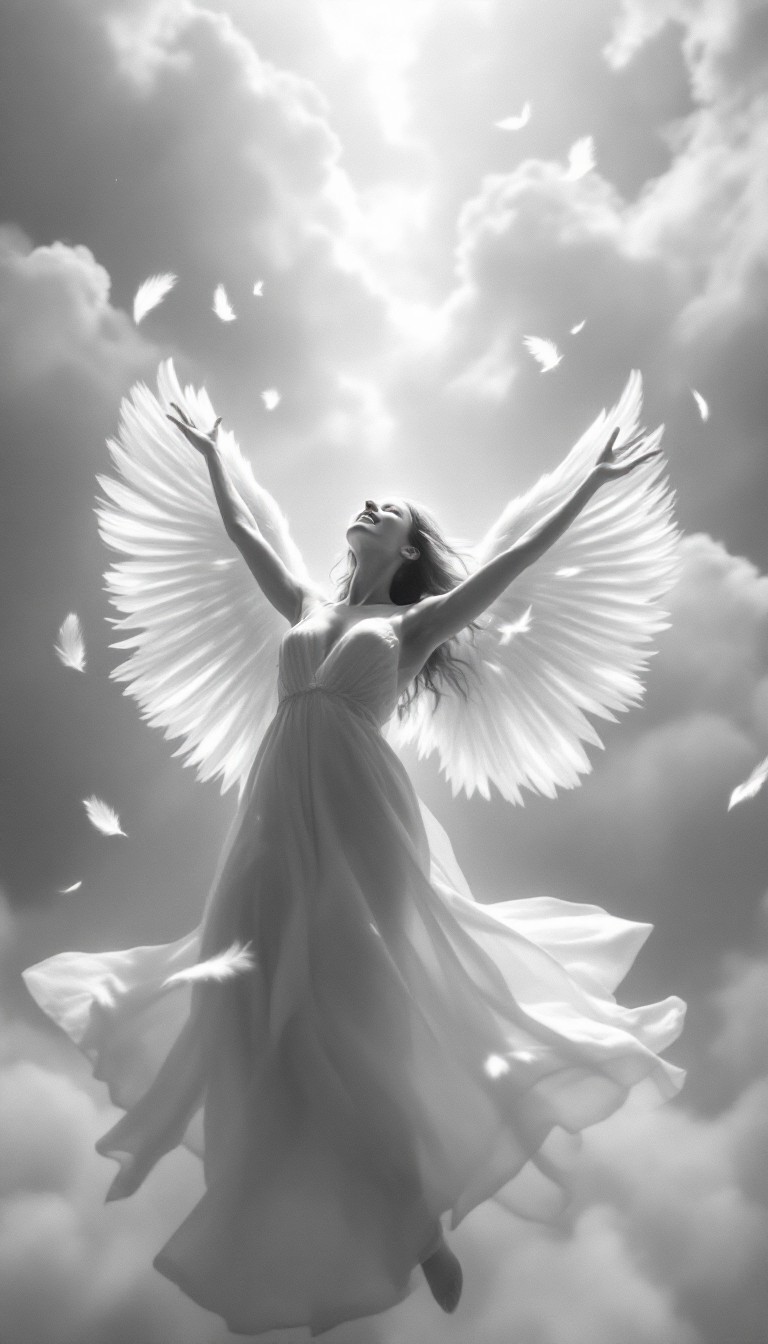 Free Ethereal Angel Ascending Image - Angel, Ethereal, Celestial ...