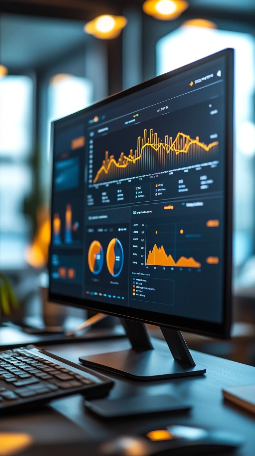 Free Analytical Display Screen Image - Monitor, Analytics, Data ...