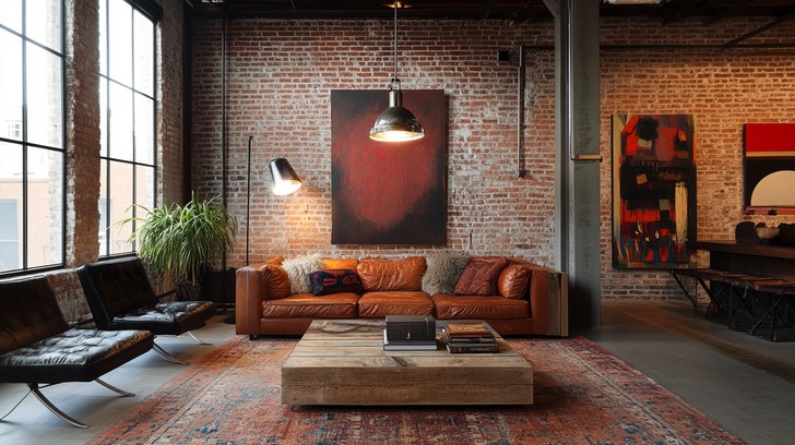 Free Stylish loft interior Image - Loft, Interior, Leather | Download ...
