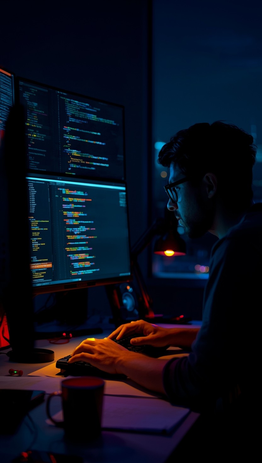 Free Coding Through Night Image - Programmer, Coding, Night | Download ...