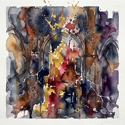 Free Dissolving Medieval Throne Image - Watercolor, Abstract, Medieval ...