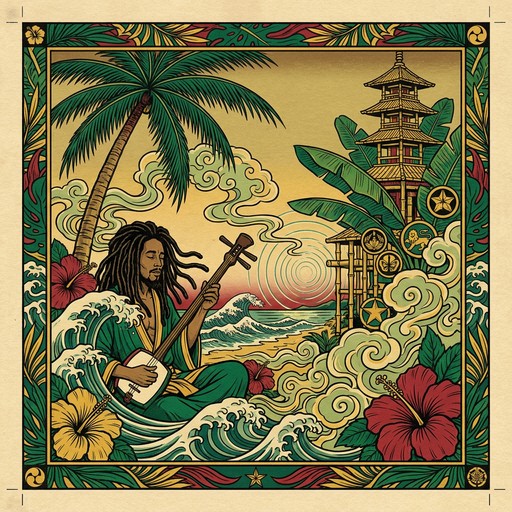 Free Japanese Reggae Harmony Image - Ukiyo-e, Reggae, Musician ...