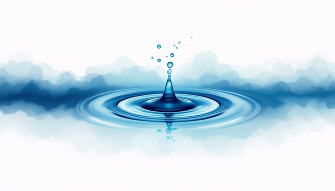 Free Ripples In Blue Image - Water, Droplet, Splash | Download at StockCake
