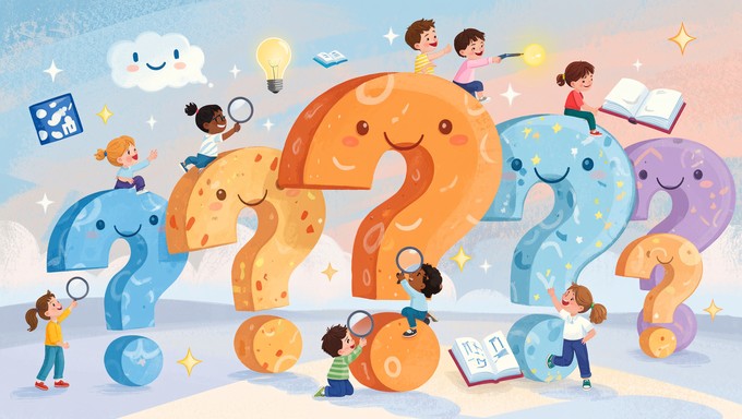 Free Questions Spark Wonder Image - Children, Illustration, Education ...