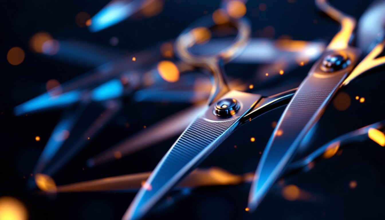 Free Floating Scissors Dance Image - Scissors, Steel, Metallic ...