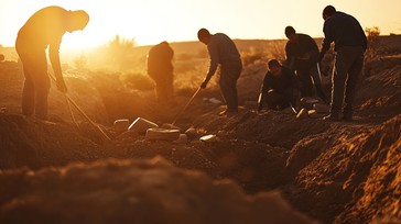 Free Sunset excavation work Image - Sunset, Archaeology, Digging ...