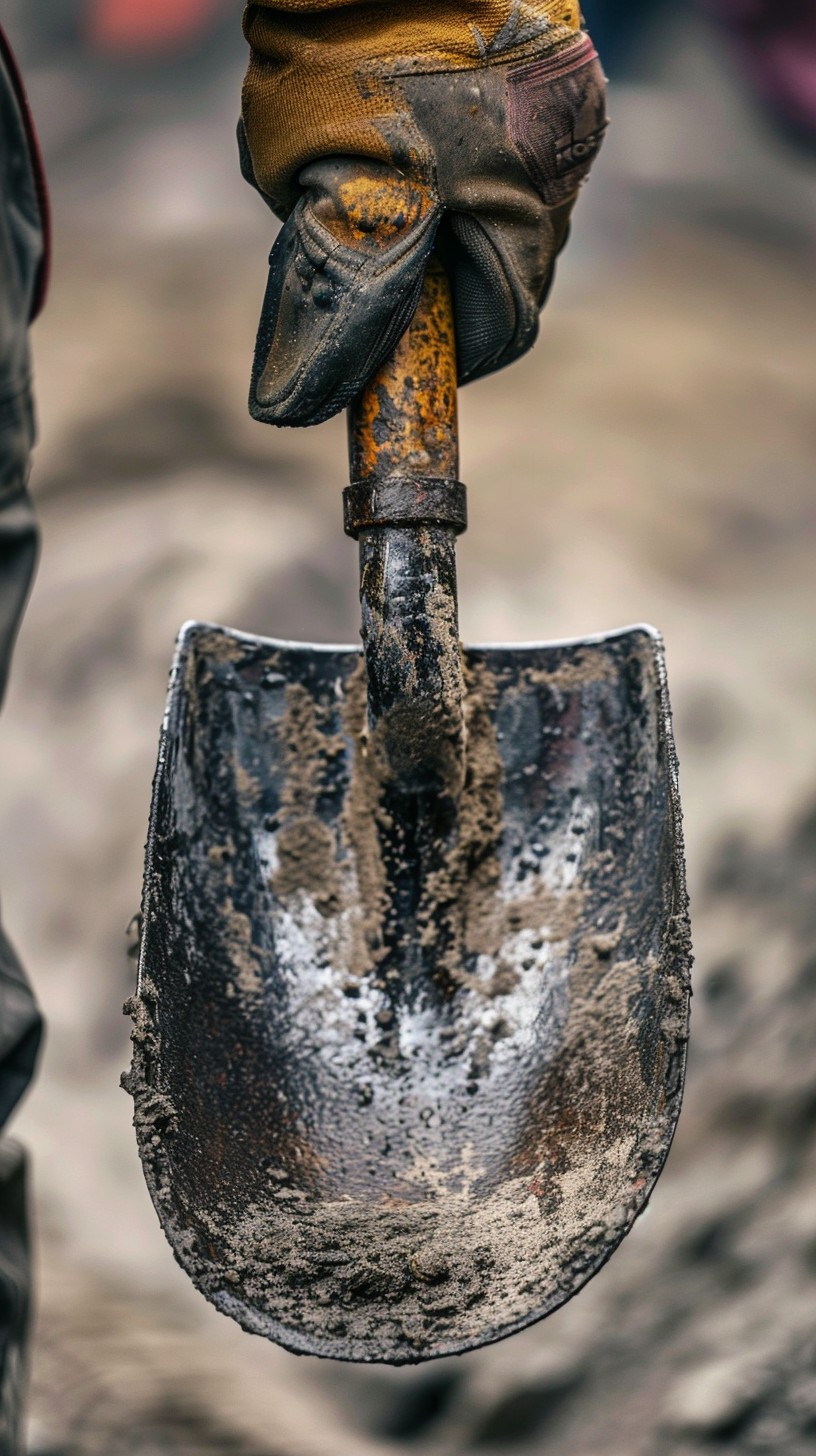 Free Gloved Hand Digging Image - Shovel, Glove, Mud | Download at StockCake