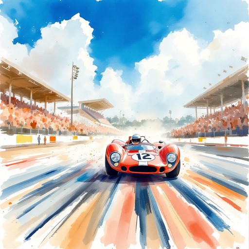 Watercolor Racing Track Free Vintage Racing Speed Image - Watercolor, Racing, Vintage ...