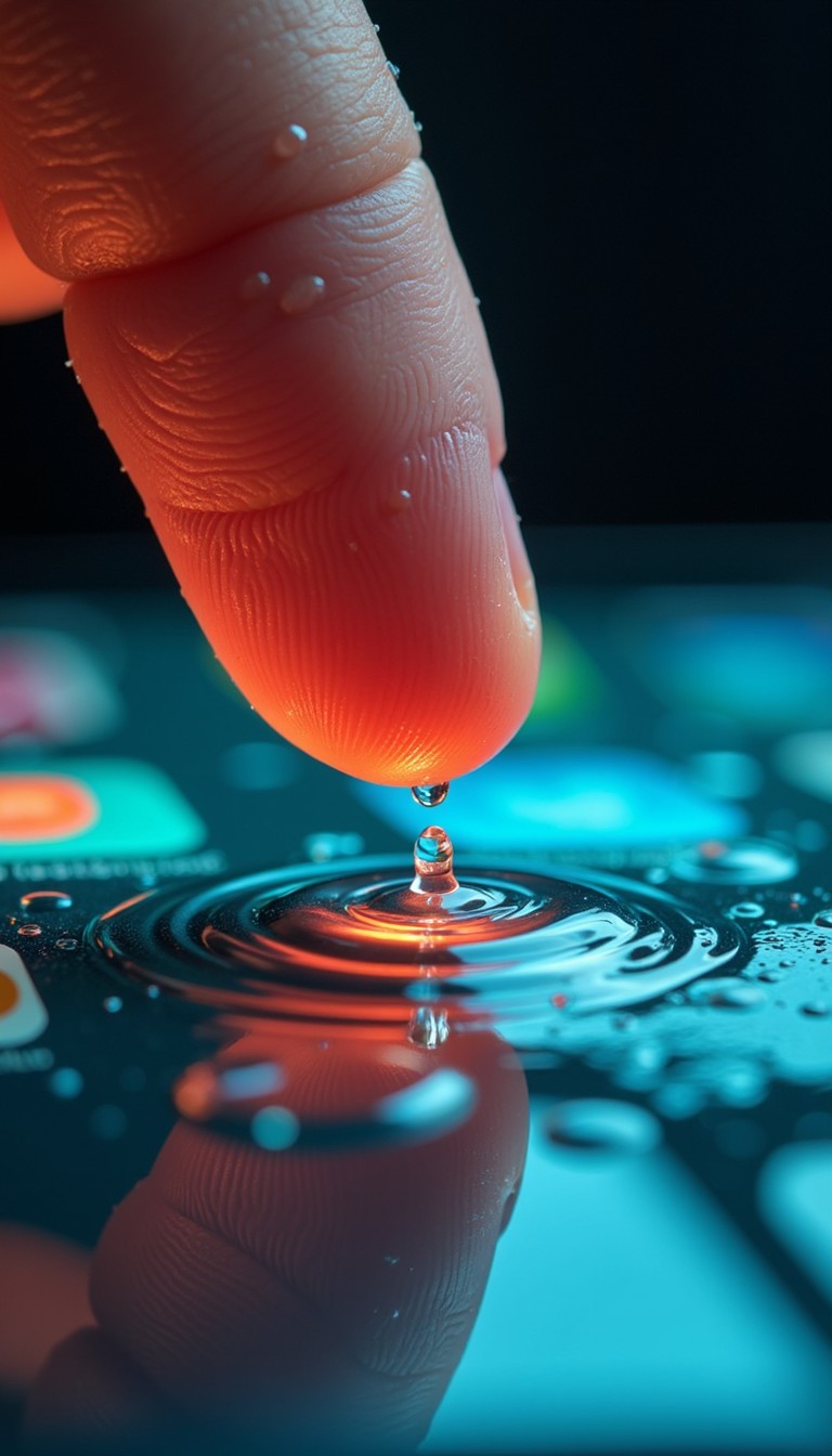 Touch Ripple Video Stock Free Touch Creates Ripples Image - Touch, Ripple, Macro | Download at ...