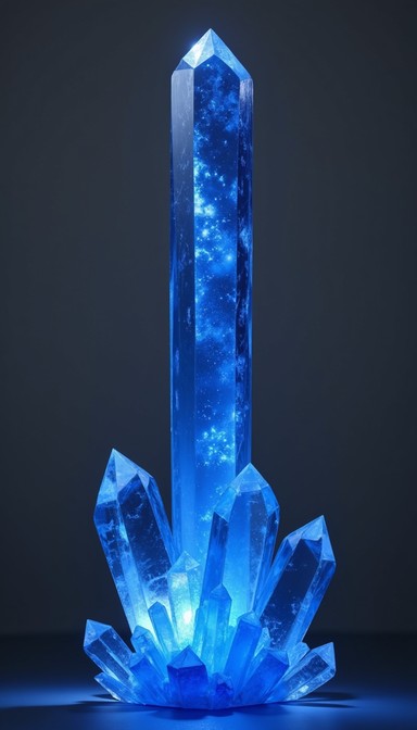 Free Luminous Crystal Formation Image - Crystal, Blue, Geometric ...