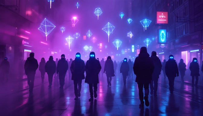Masked Future Free Neon Masked Future Image | Download at StockCake