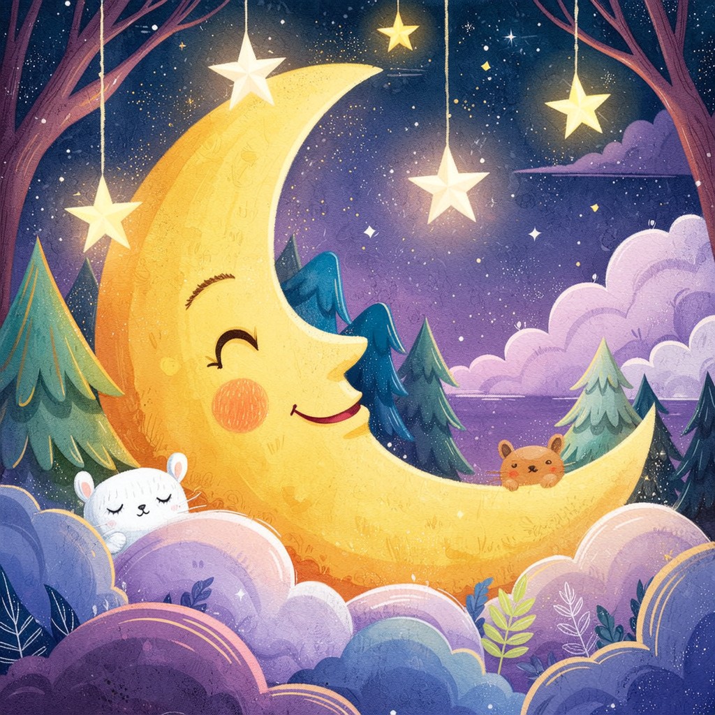 Free Sleepy Moon Magic Image - Moon, Stars, Night | Download at StockCake