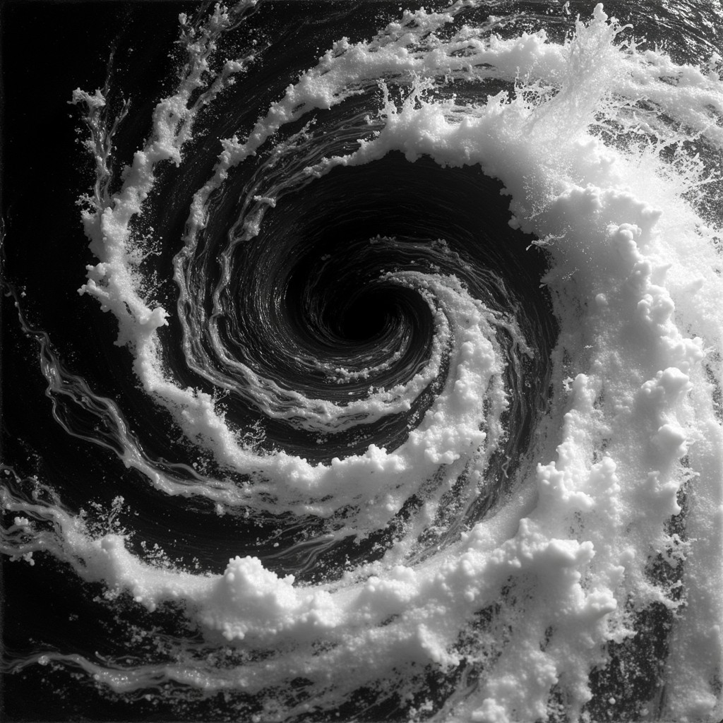 Sink Type Vortex With Background Rotation Free Spiraling Water Vortex Image - Vortex, Spiral, Turbulence ...