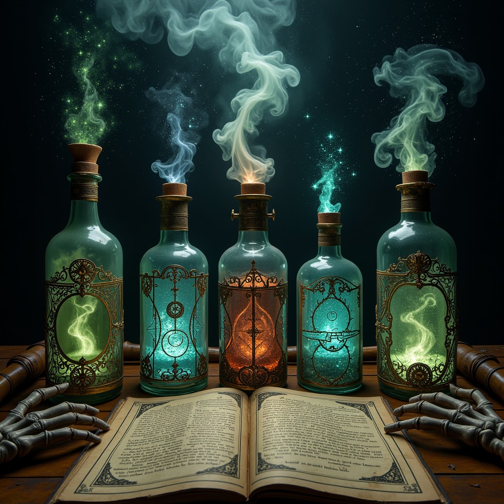 Free Mystical Potion Collection Image - Potions, Magical, Glowing ...