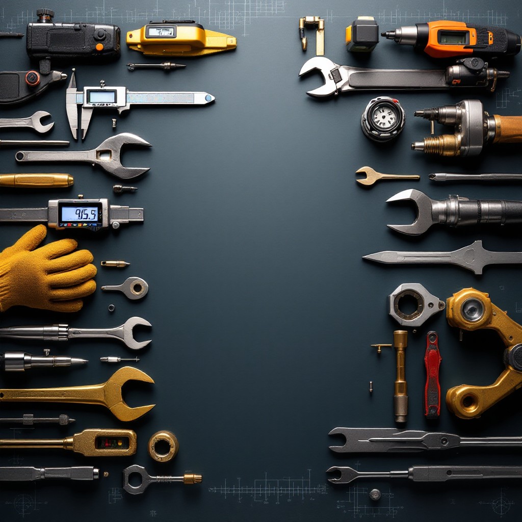 Free Engineering Tools Collection Image - Wrench, Caliper, Tools ...