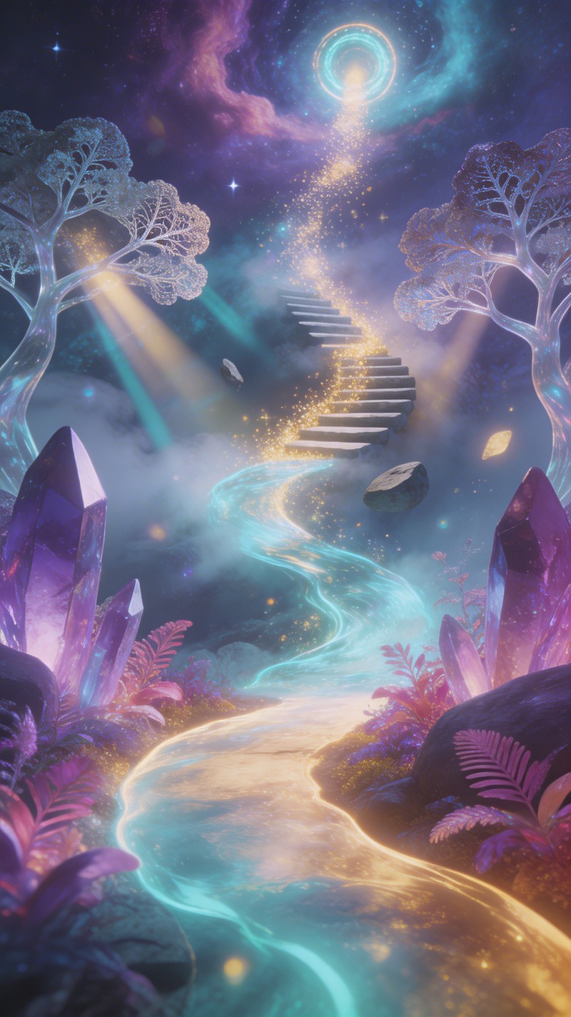 Free Celestial Path Ascending Image - Fantasy, Surreal, Pathway ...