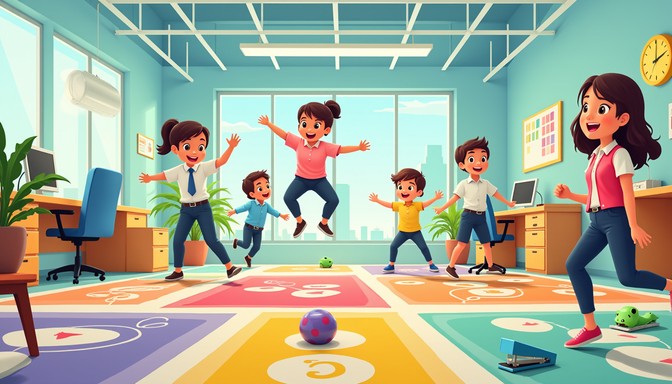 Fun Classroom Graphics Free Joyful Classroom Fun Image - Classroom, Playful, Cartoon ...