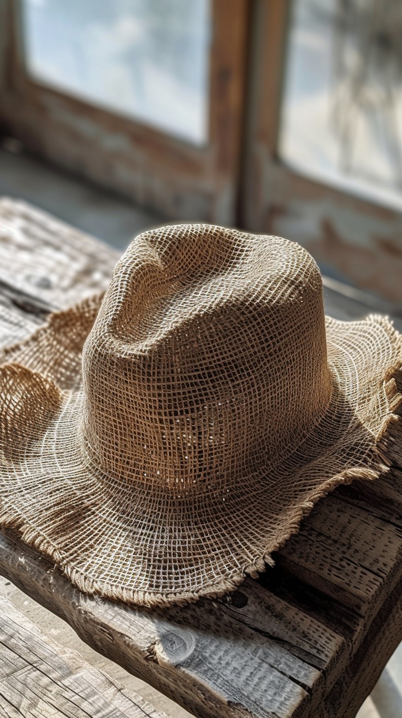 Free Rustic Straw Hat Image - Hat, Straw, Rustic | Download at StockCake