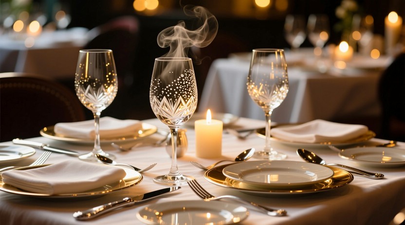 Delicate Setting Free Luxurious Table Setting Image | Download at StockCake