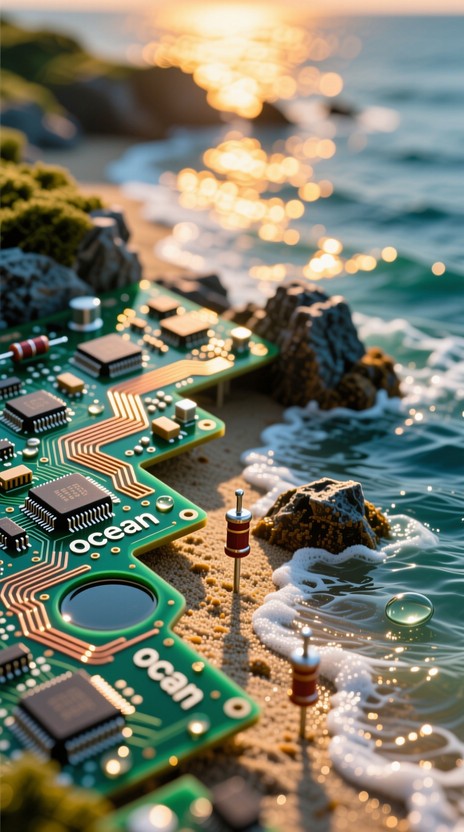 Free Electronic Coastal Landscape Photo - Circuit, Board, Electronics ...