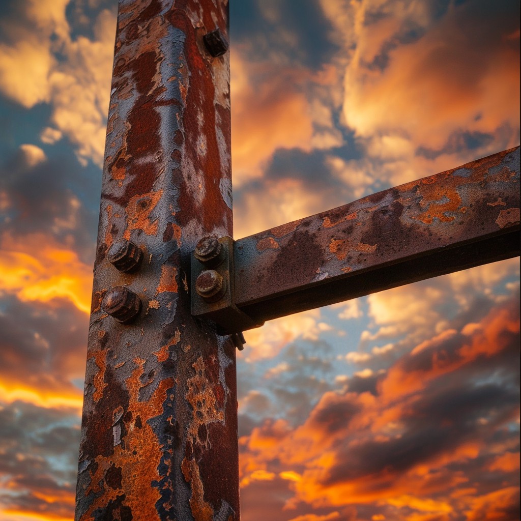 Free Rustic Sky Frame Image - Rust, Sunset, Sky | Download at StockCake