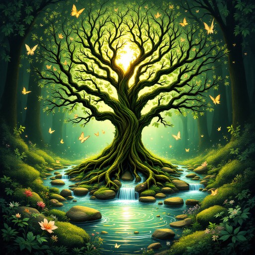 Free Tree of Worlds Image - Tree, Magical, Roots | Download at StockCake