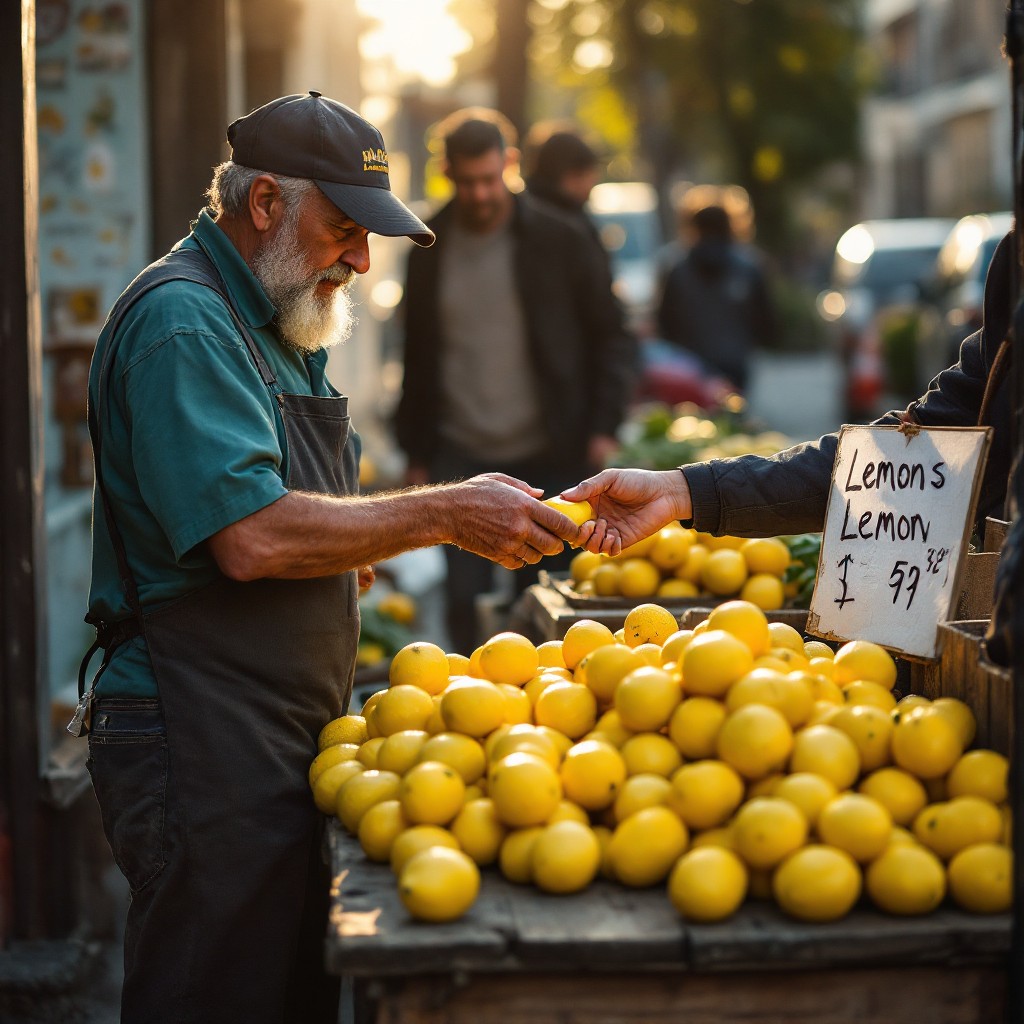 Free Fresh Lemon Stand Image - Lemon, Citrus, Fruit | Download at StockCake