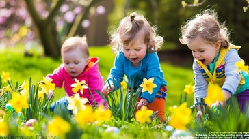 Free Springtime Toddler Fun Image - Children, Toddlers, Spring ...