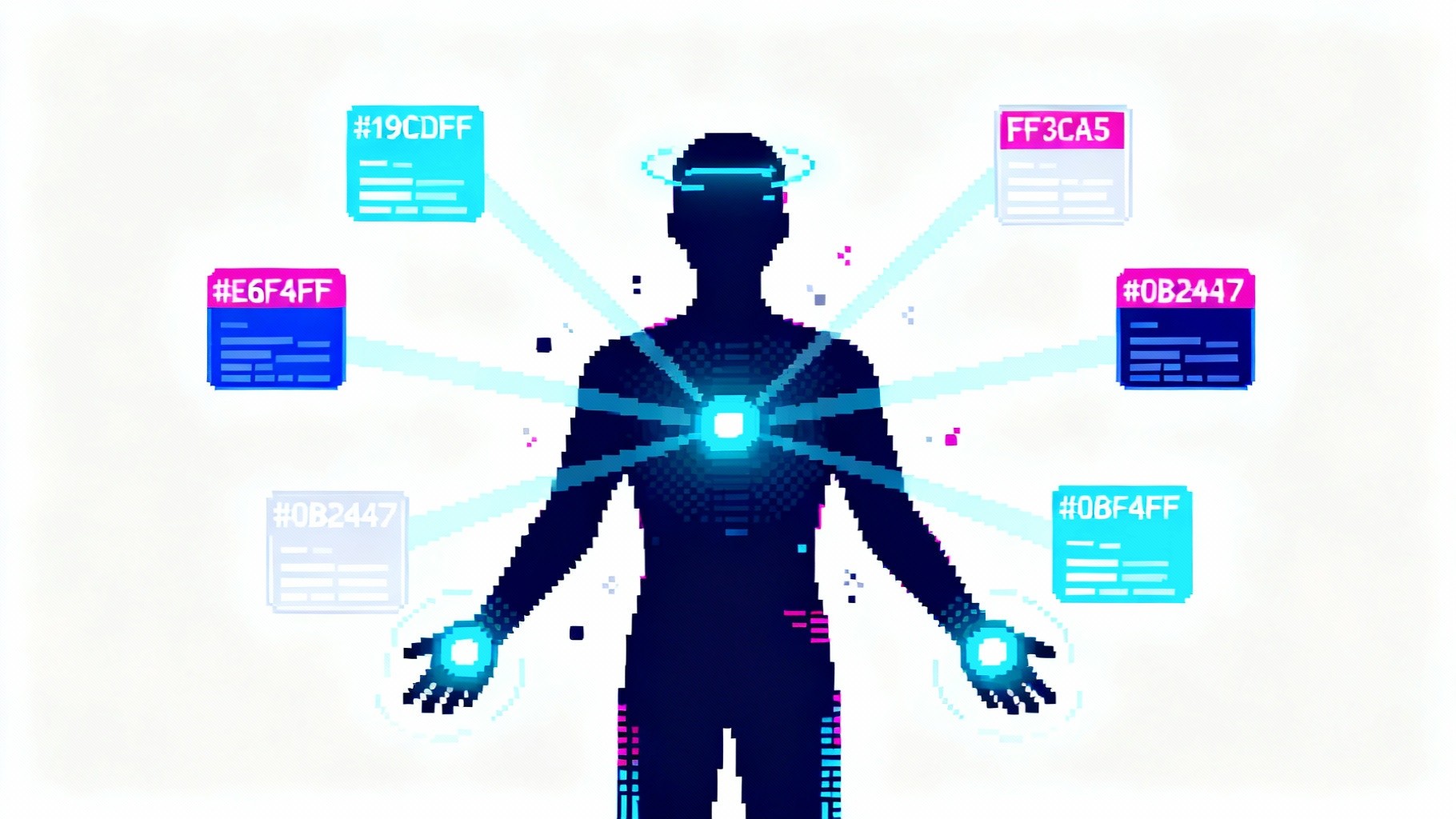 Human Effect Graphics Free Holographic Human Interface Photo - Cyberpunk, Holographic ...