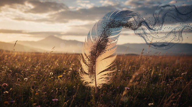Free Feather Meadow Dreams Image - Feather, Meadow, Nature | Download ...
