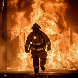 Free Firefighter in Action Image - Firefighter, Fire, Emergency ...