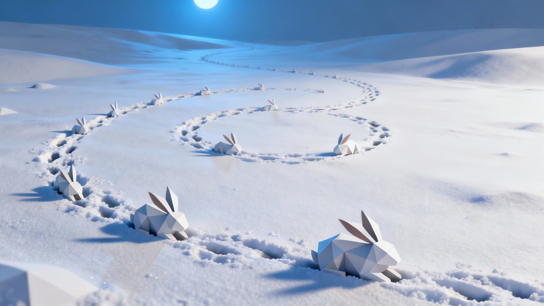 Free Winter Rabbit Tracks Image - Rabbit, Bunny, Tracks | Download at ...