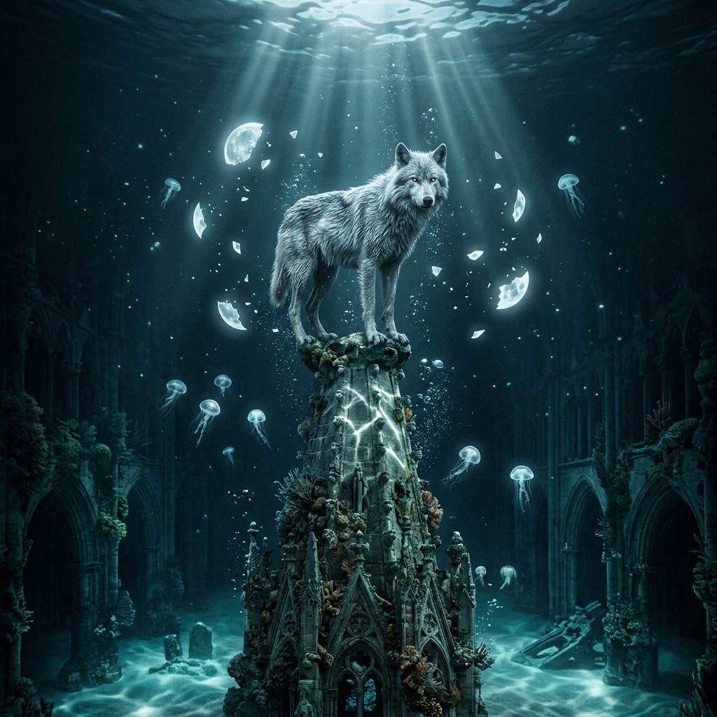 Free Underwater Wolf Dreams Image - Wolf, Underwater, Ocean | Download ...