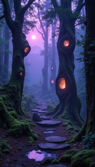 Free Enchanted Forest Path Image - Forest, Path, Mystical | Download at ...