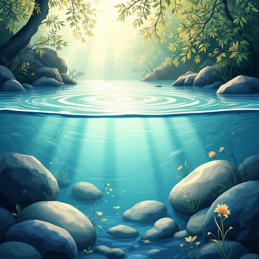 Split Stream Nature Free Underwater Stream Magic Image - Stream, Underwater, Sunbeams ...