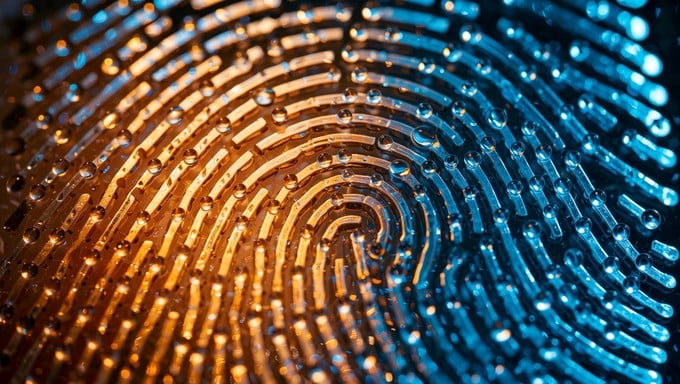 Free Illuminated biometric pattern Image | Download at StockCake