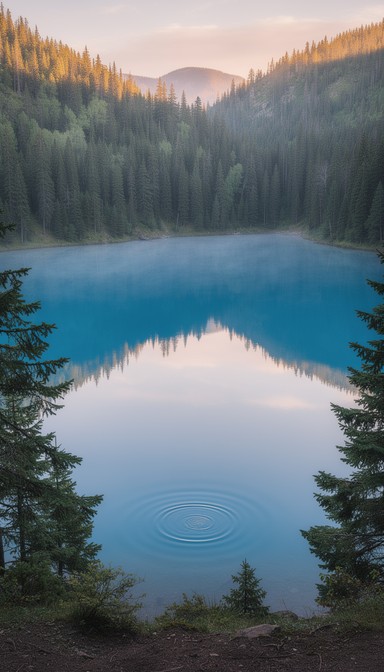 Free Tranquil Lake Reflection Image - Lake, Azure, Blue | Download at ...