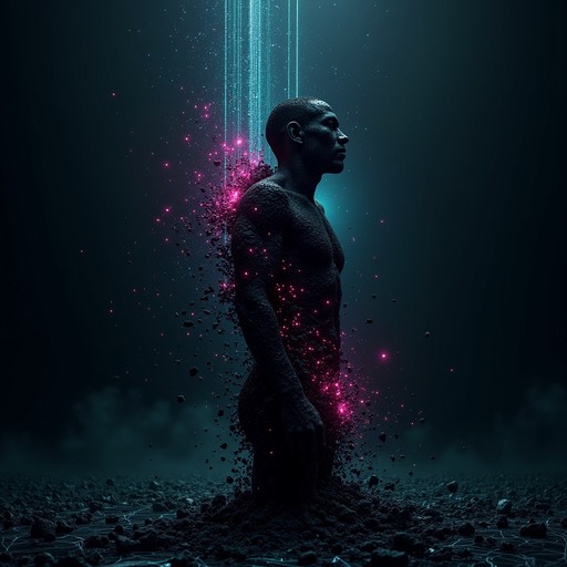Free Disintegrating Silhouette Portrait Image - Silhouette ...