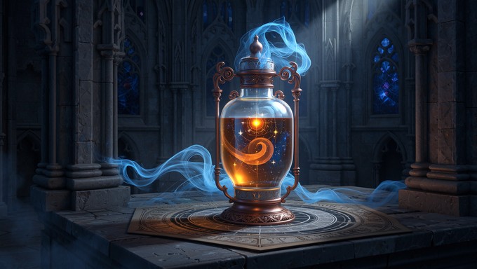 Free Mystical Potion Vessel Image - Decanter, Potion, Amber | Download ...
