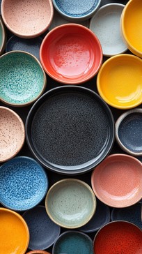 Free Colorful ceramic bowls Image - Bowls, Ceramics, Colorful ...