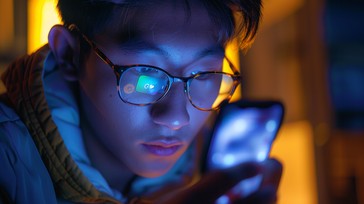 Free Illuminated Screen Reflection Image - Technology, Youth ...