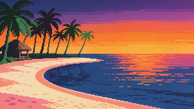 Free Pixel Paradise Sunset Image - Sunset, Tropical, Beach | Download ...